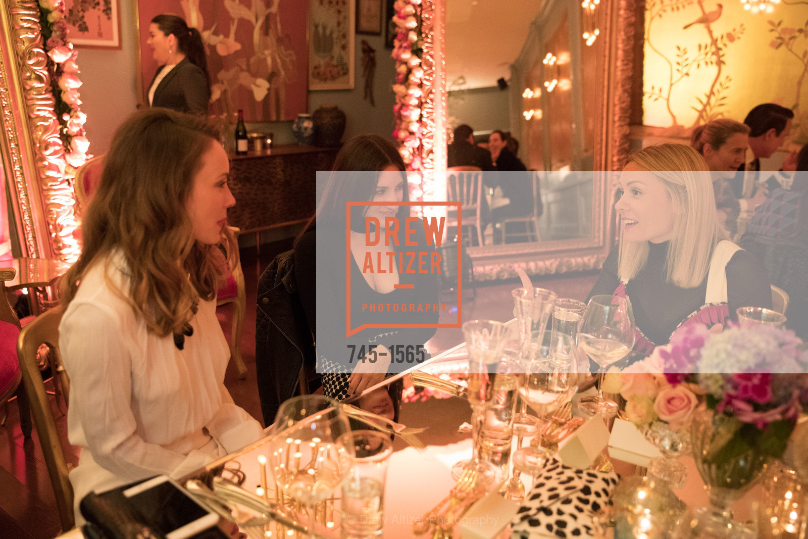 Nikita Kahn, Ana Saygi, Pia Cohler, Nikita Kahn, Joel Goodrich and Mary Gonsalves Kinney host a Private Dinner at Park Tavern, Park Tavern. 2525 Van Ness St, Photo #745-1565 Nikita Kahn, Ana Saygi, Pia Cohler, Photo #745-1565