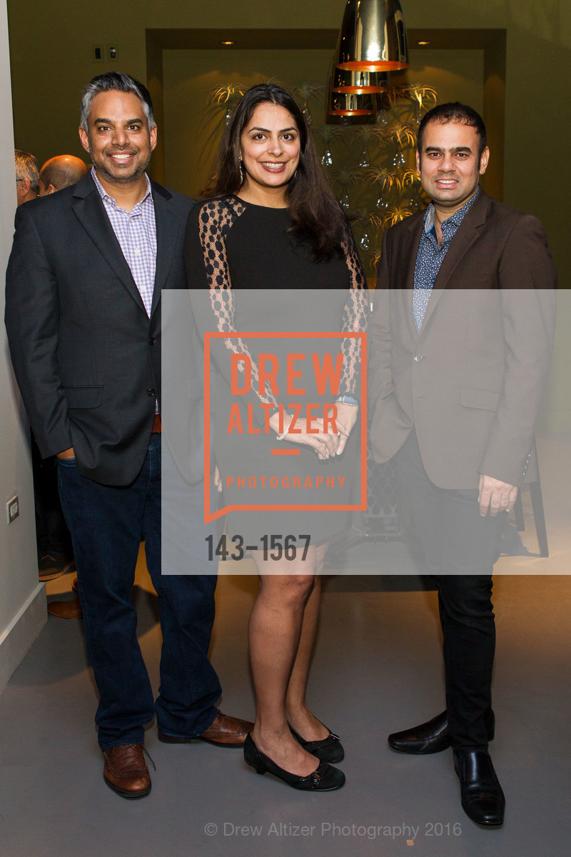Sameer Khedekar, Rupa Bhandari, Ali Wasti, August 1 Five - Menu Highlights, Cocktails, Wine, August 1 Five. 524 Van Ness Avenue, November 9th, 2016, Photo #143-1567 Sameer Khedekar, Rupa Bhandari, Ali Wasti, Photo #143-1567