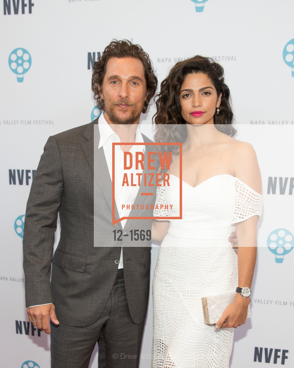 Matthew McConaughey, Camila Alves, Matthew McConaughey Tribute at the Napa Valley Film Festival, Lincoln Theater. 100 California Drive, November 10th, 2016, Photo #12-1569 Matthew McConaughey, Camila Alves, Photo #12-1569