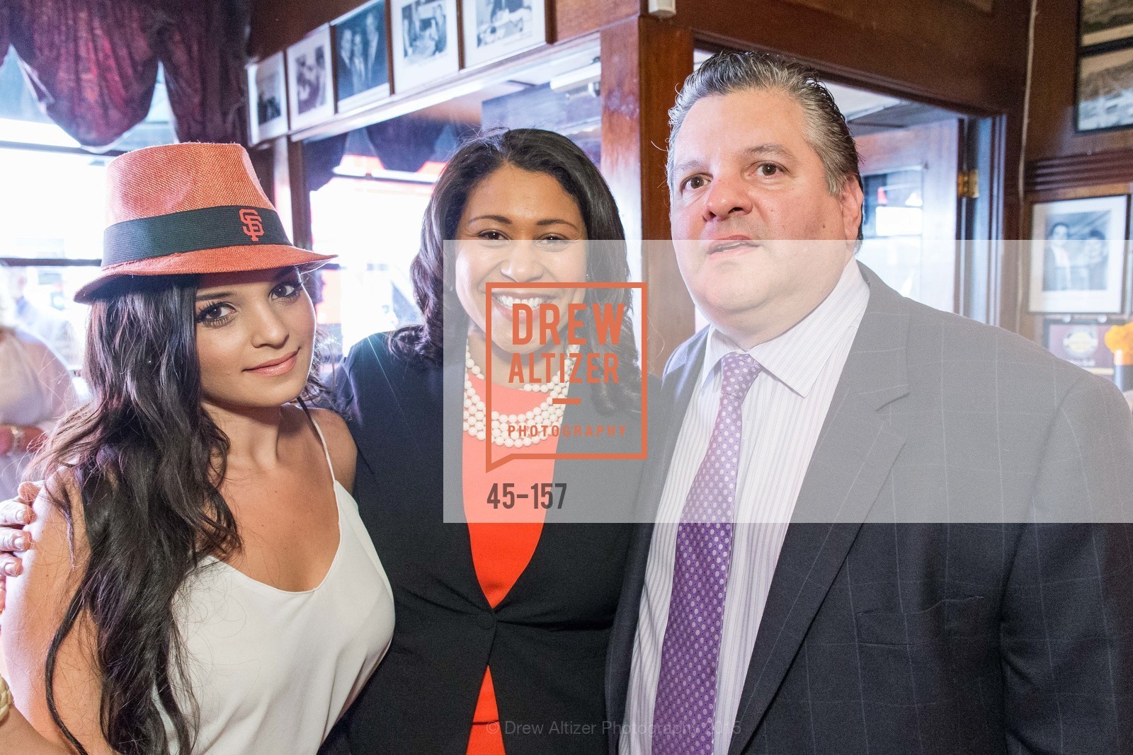 London Breed, John Konstin, 3-Ring Lunch Celebration honoring Renel Brooks-Moon, John's Grill. 63 Ellis Street, June 7th, 2015,Drew Altizer, Drew Altizer Photography, full-service event agency, private events, San Francisco photographer, photographer California