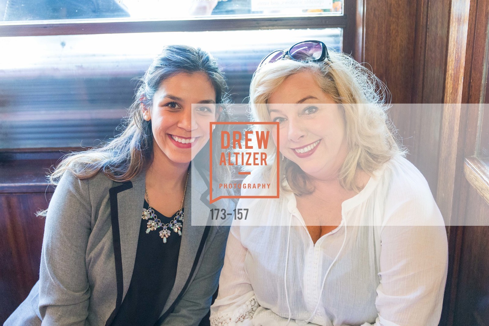 Tiffany Andres, Dawn Cusulls, 3-Ring Lunch Celebration honoring Renel Brooks-Moon, John's Grill. 63 Ellis Street, June 7th, 2015,Drew Altizer, Drew Altizer Photography, full-service agency, private events, San Francisco photographer, photographer california