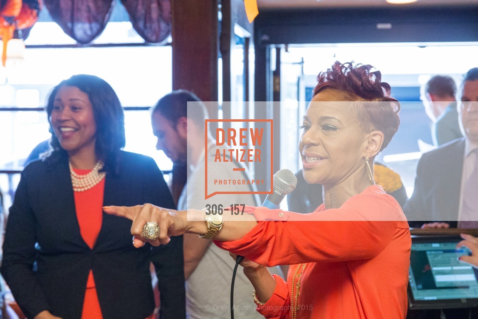 London Breed, Renel Brooks-Moon, 3-Ring Lunch Celebration honoring Renel Brooks-Moon, John's Grill. 63 Ellis Street, June 7th, 2015,Drew Altizer, Drew Altizer Photography, full-service event agency, private events, San Francisco photographer, photographer California