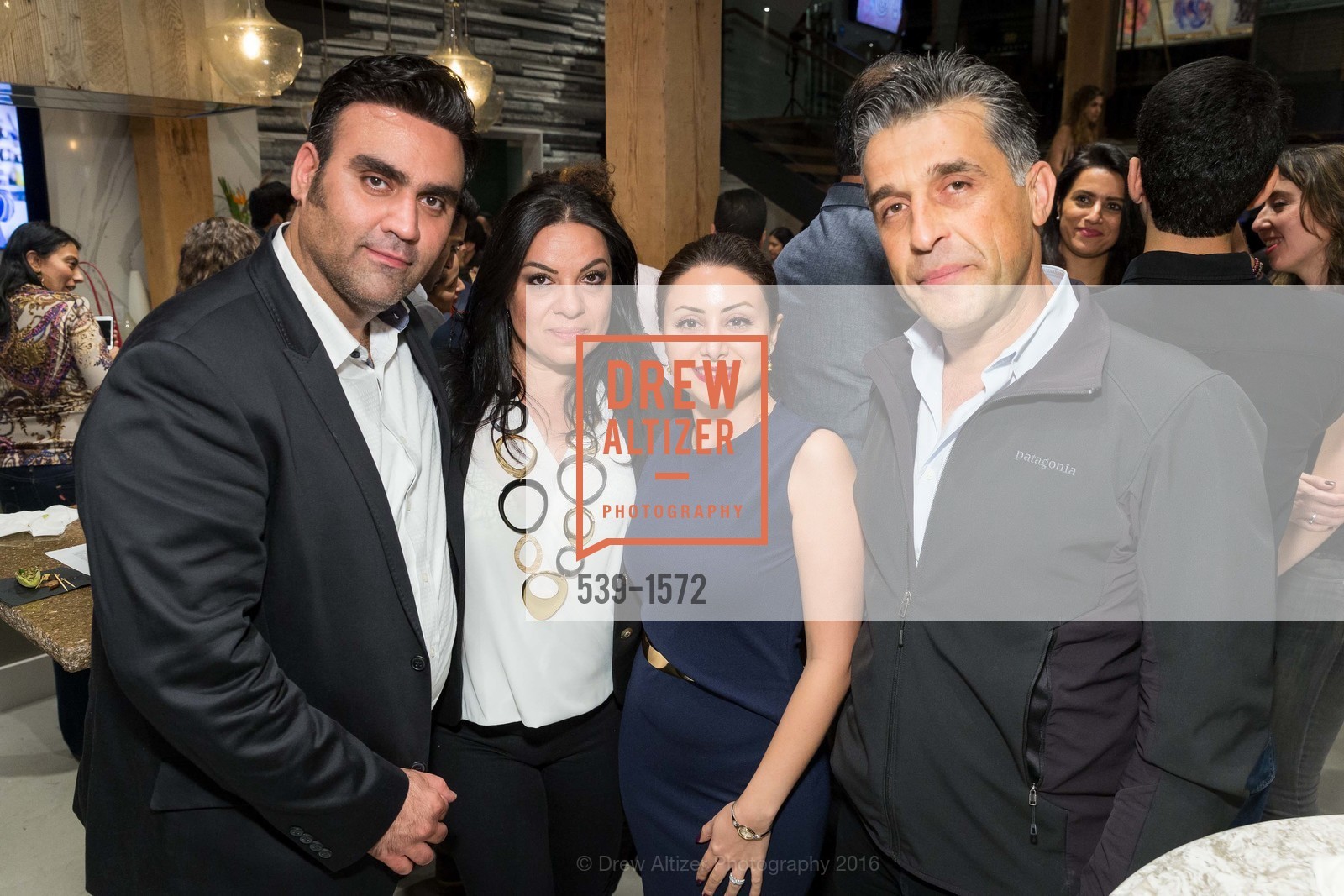 Ali Mohtasham, Hale Hadidi, Sepideh Kashanian, Shawn Taheri, Pars Generation+ Election Night Art & Culture Mixer at Cambria Gallery, Cambria Gallery. 2525 Van Ness St, November 8th, 2016, Photo #539-1572 Ali Mohtasham, Hale Hadidi, Sepideh Kashanian, Shawn Taheri, Photo #539-1572