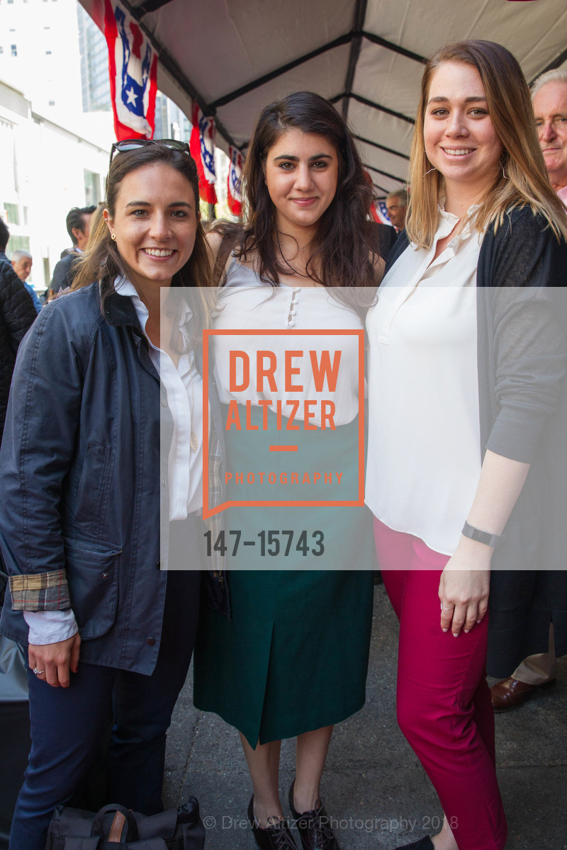 Laura Hilgart, Miriam Zouzounis, Eleina Suata, Election Day Luncheon at John's Grill, John's Grill. 53 Ellis St, June 5th, 2018, Photo #147-15743 Laura Hilgart, Miriam Zouzounis, Eleina Suata, Photo #147-15743