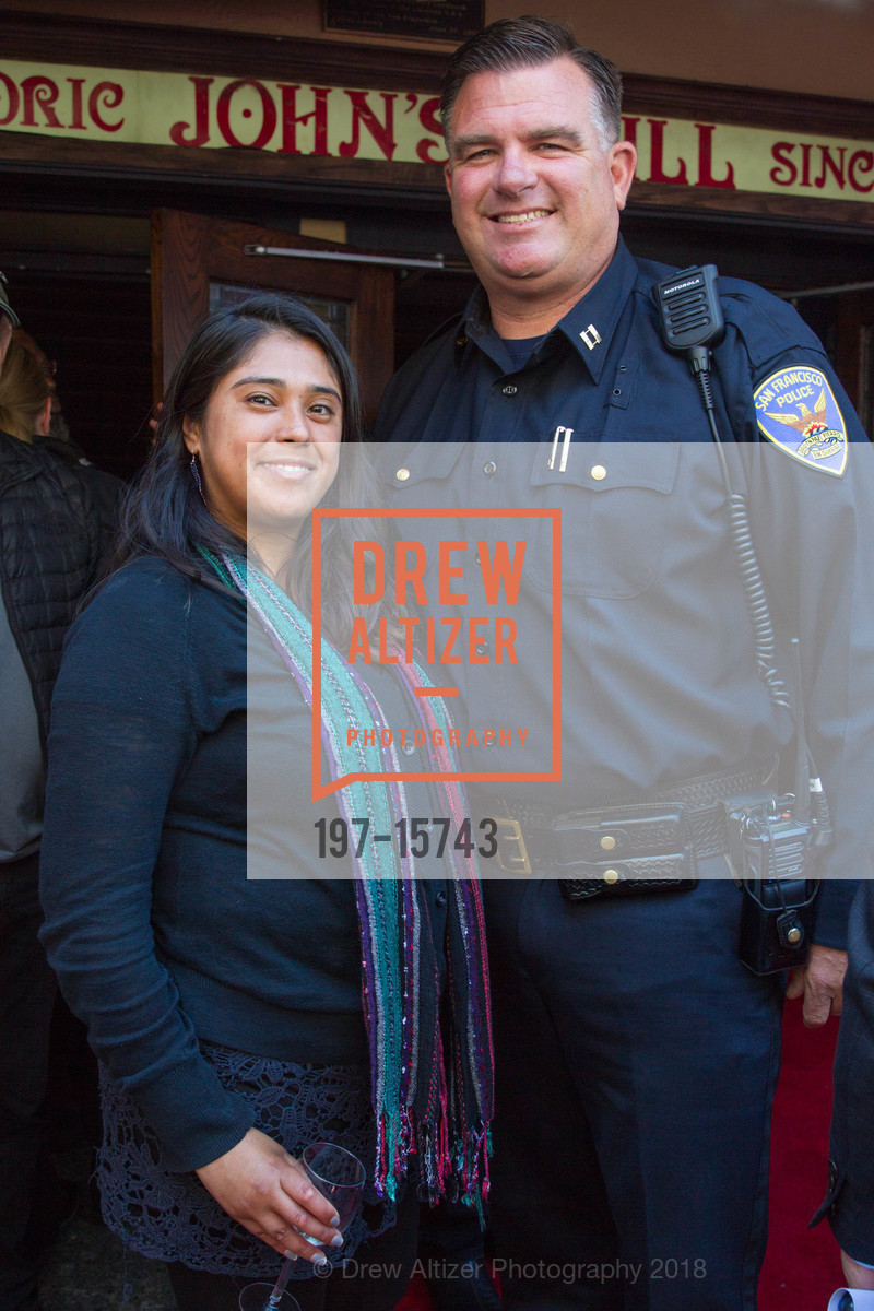 Genesis Garcia, Joseph Engler, Election Day Luncheon at John's Grill, John's Grill. 53 Ellis St, June 5th, 2018, Photo #197-15743 Genesis Garcia, Joseph Engler, Photo #197-15743