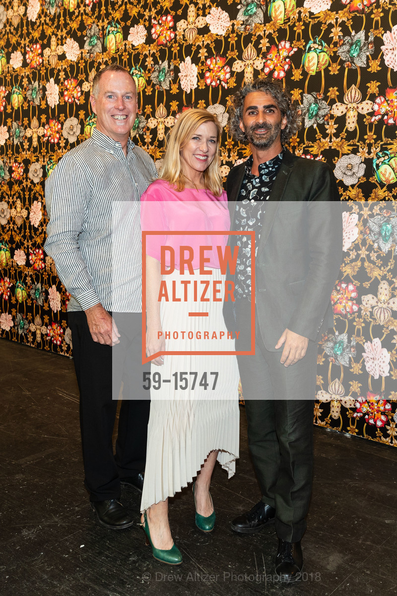 Chris Deam, Lara Deam, Amir Mortazavi, Headlands Art Auction for Benefitting Headlands Center for the Arts 2018, Festival Pavilion, Fort Mason Center for Arts and Culture Landmark Building. C, 2 Marina Blvd, June 6th, 2018, Photo #59-15747 Chris Deam, Lara Deam, Amir Mortazavi, Photo #59-15747