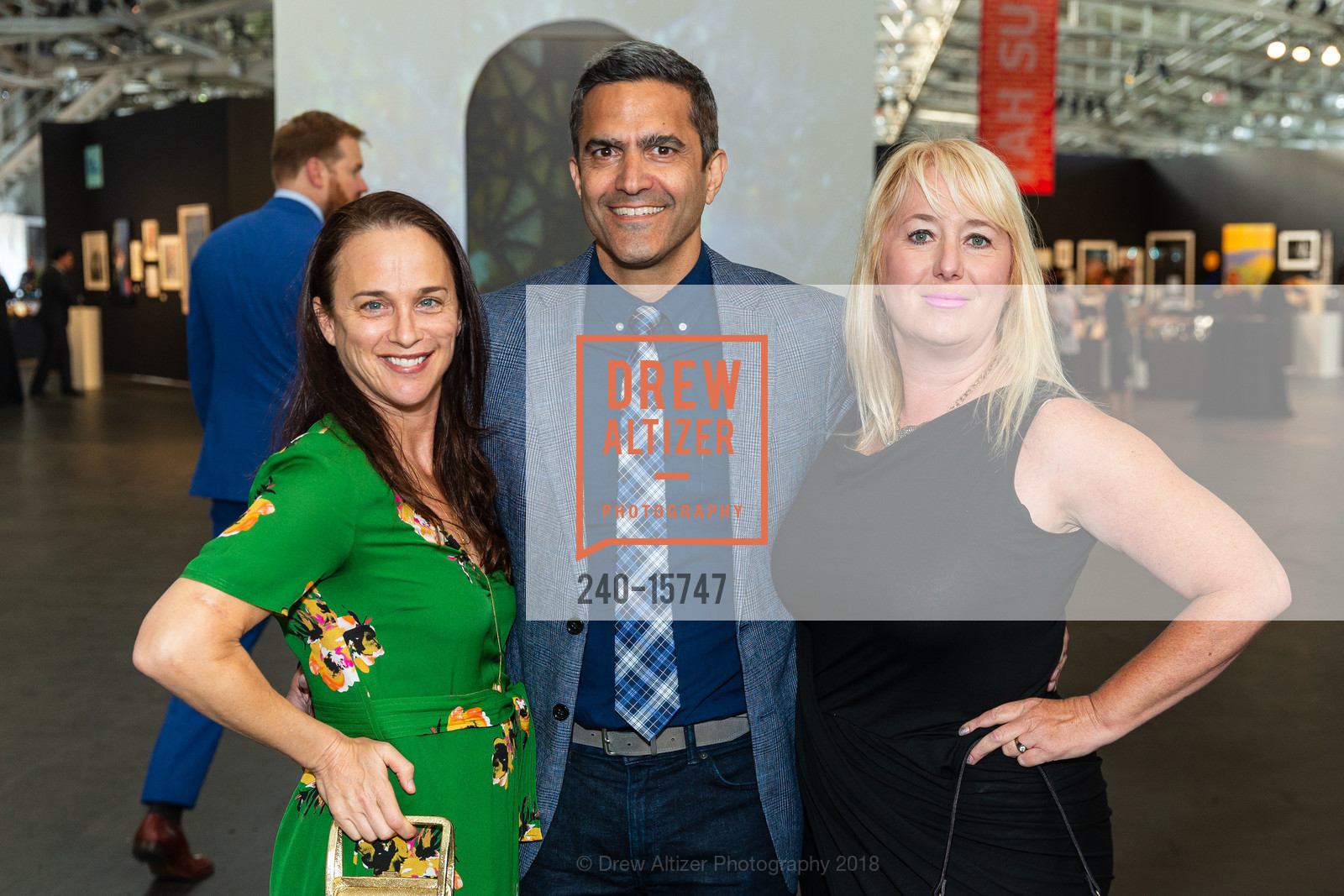 Stephanie Breitbard, Mark Breitbard, Michele Pred, Headlands Art Auction for Benefitting Headlands Center for the Arts 2018, Festival Pavilion, Fort Mason Center for Arts and Culture Landmark Building. C, 2 Marina Blvd, June 6th, 2018, Photo #240-15747 Stephanie Breitbard, Mark Breitbard, Michele Pred, Photo #240-15747