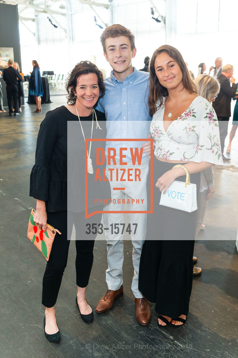 Hilah Schutt, Jasper Schutt, Mary Gray Simon, Headlands Art Auction for Benefitting Headlands Center for the Arts 2018, Festival Pavilion, Fort Mason Center for Arts and Culture Landmark Building. C, 2 Marina Blvd, June 6th, 2018, Photo #353-15747 Hilah Schutt, Jasper Schutt, Mary Gray Simon, Photo #353-15747