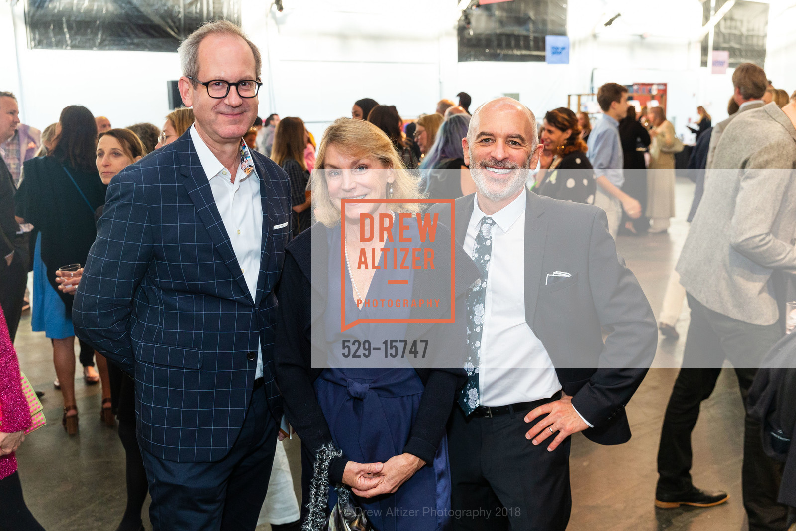 Mark Jennings, Kathy Meadowcroft, David Maisel, Headlands Art Auction for Benefitting Headlands Center for the Arts 2018, Festival Pavilion, Fort Mason Center for Arts and Culture Landmark Building. C, 2 Marina Blvd, June 6th, 2018, Photo #529-15747 Mark Jennings, Kathy Meadowcroft, David Maisel, Photo #529-15747
