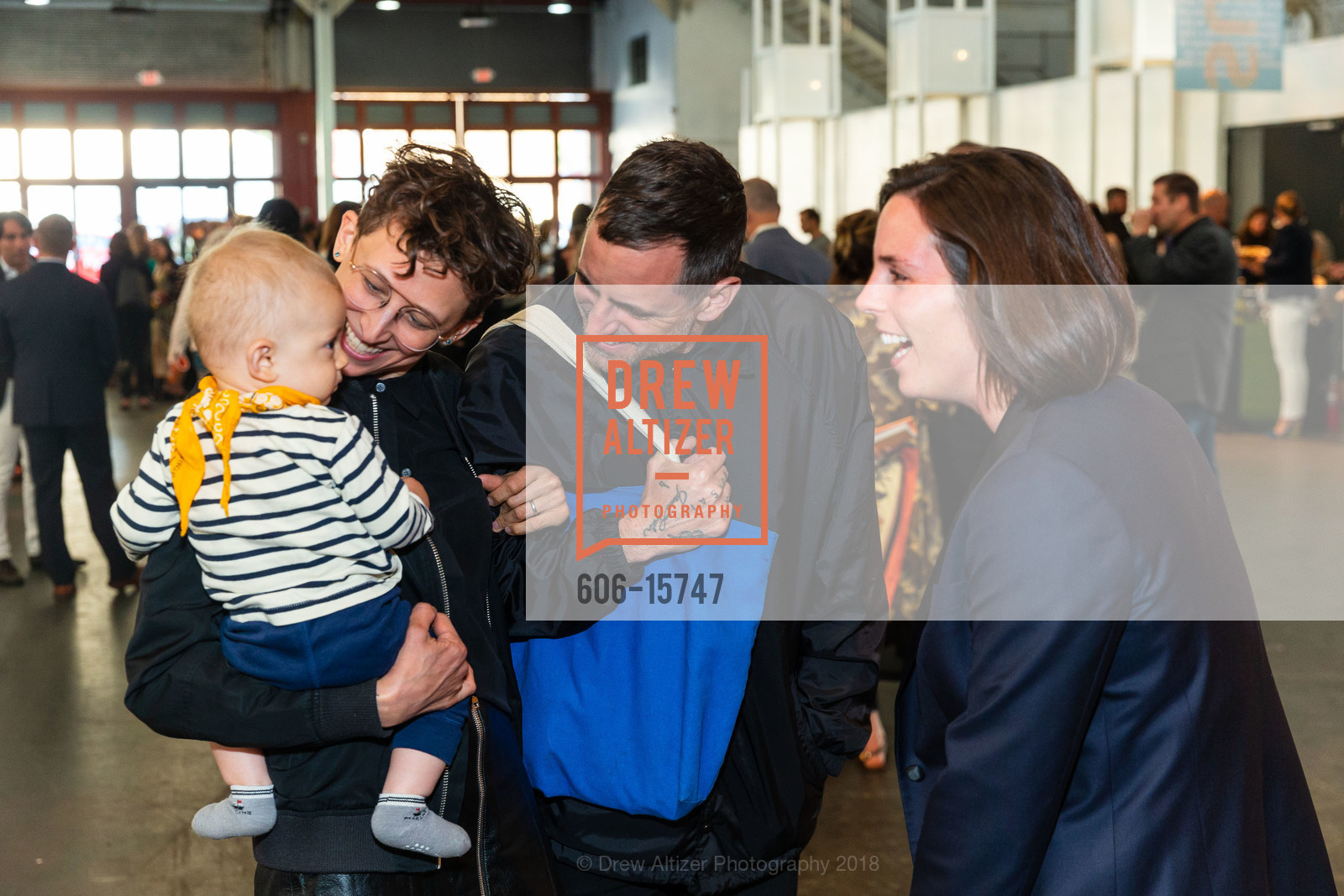 Davina Semo, Bob Linder, Jessica Silverman, Headlands Art Auction for Benefitting Headlands Center for the Arts 2018, Festival Pavilion, Fort Mason Center for Arts and Culture Landmark Building. C, 2 Marina Blvd, June 6th, 2018, Photo #606-15747 Davina Semo, Bob Linder, Jessica Silverman, Photo #606-15747