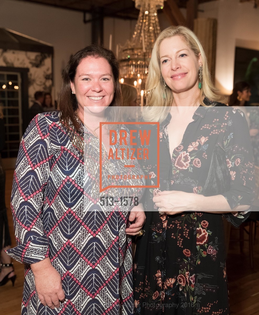 Serena Fairchild, Victoria Raiser, Hillary Thomas and Ken Fulk host a Private Dinner for Andrew Gn and Mish Tworkowski, Ken Fulk's Magic Factory. 310 7th Street, November 9th, 2016, Photo #513-1578 Serena Fairchild, Victoria Raiser, Photo #513-1578