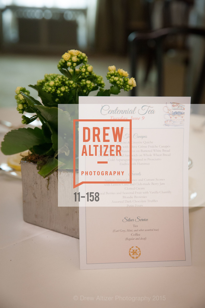 Atmosphere, Metropolitan Club Hosts Centennial Tea, Metropolitan Club. 640 Sutter Street, June 8th, 2015,Drew Altizer, Drew Altizer Photography, full-service agency, private events, San Francisco photographer, photographer california
