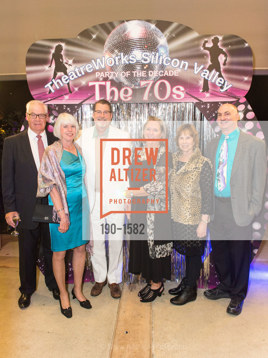 Art Braum, Peggy Braum, Denny Lund, Cindy Spencer, The Party of the Decade, Palo Alto Hills Golf and Country Club. 3000 Alexis Drive, Photo #190-1582 Art Braum, Peggy Braum, Denny Lund, Cindy Spencer, Photo #190-1582