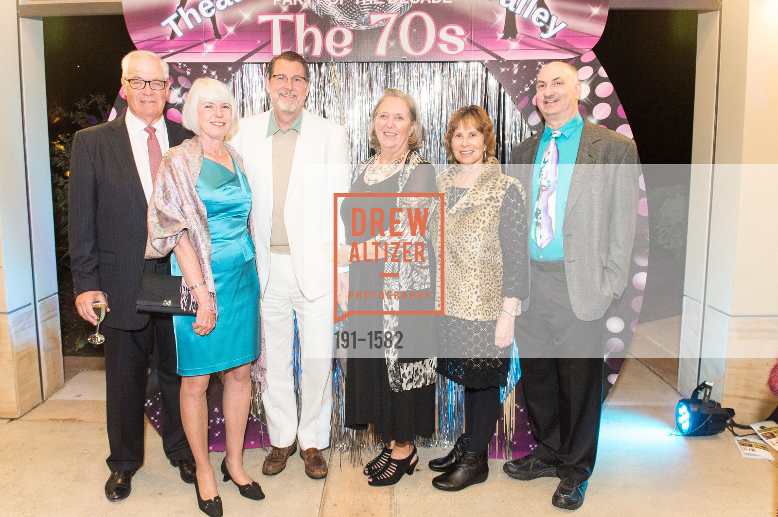 Art Braum, Peggy Braum, Denny Lund, Cindy Spencer, The Party of the Decade, Palo Alto Hills Golf and Country Club. 3000 Alexis Drive, Photo #191-1582 Art Braum, Peggy Braum, Denny Lund, Cindy Spencer, Photo #191-1582