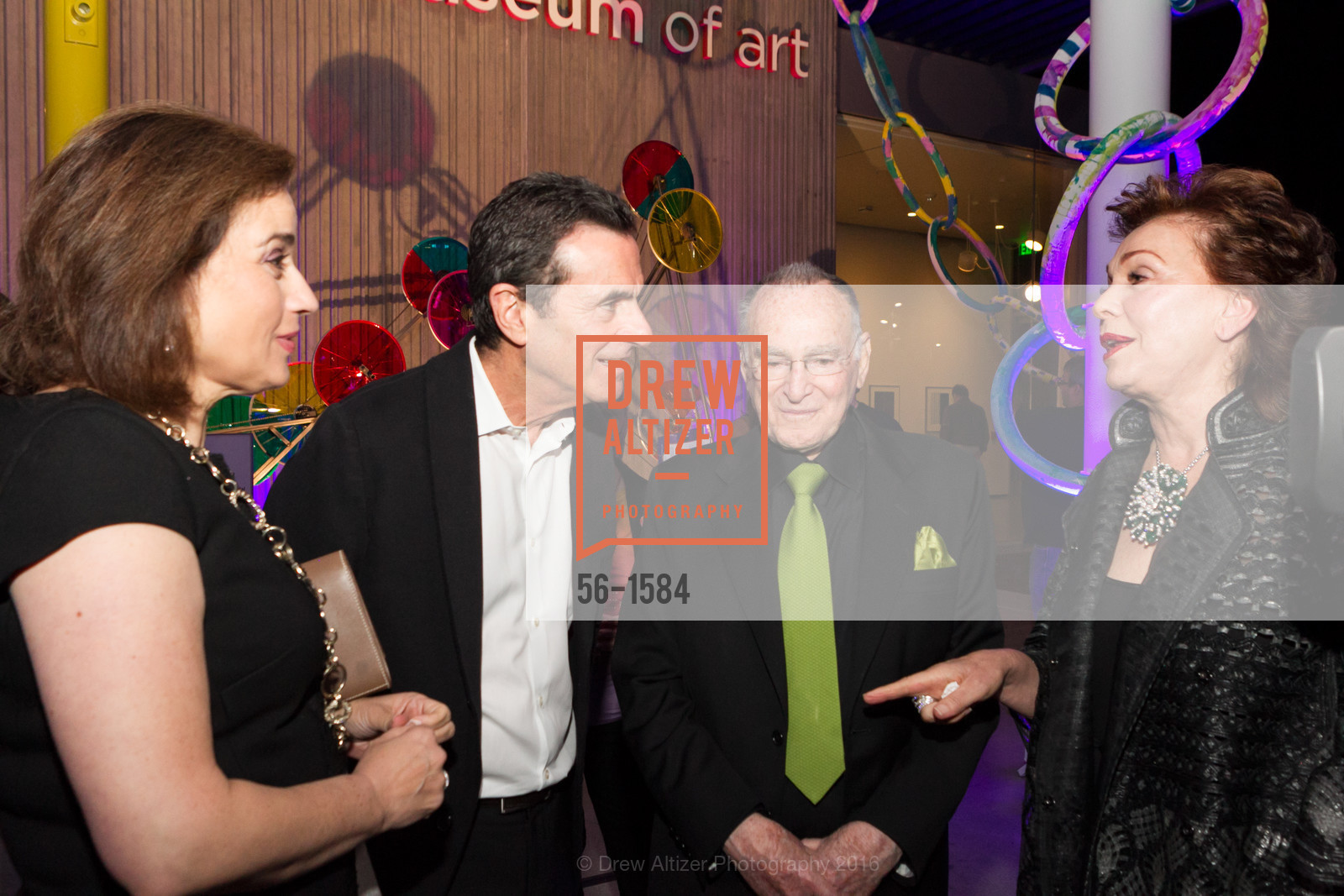 Dolly Chammas, Neal Benezra, Jan Shrem, Maria Manetti Shrem, Photo #56-1584