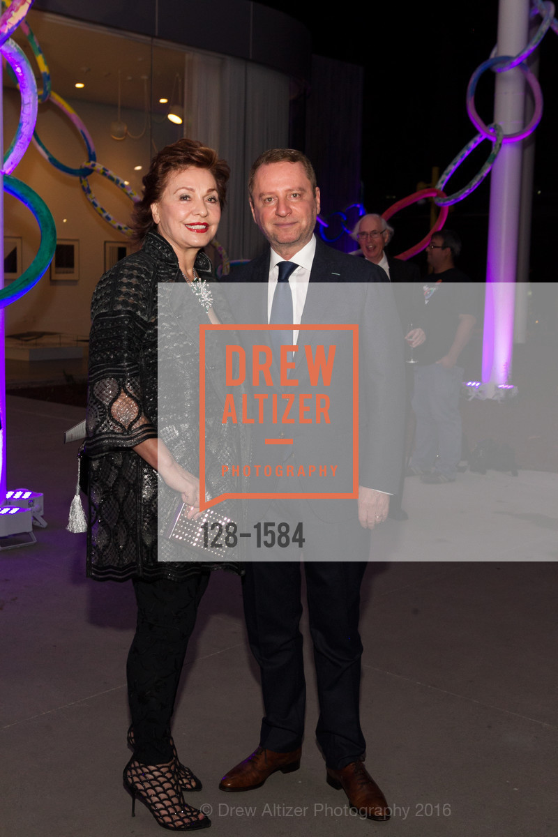 Maria Manetti Shrem, Serge Sorokko, Director's Debut, Manetti Shrem Museum of Art. Old Davis Road at Alumni Lane, November 12th, 2016, Photo #128-1584 Maria Manetti Shrem, Serge Sorokko, Photo #128-1584