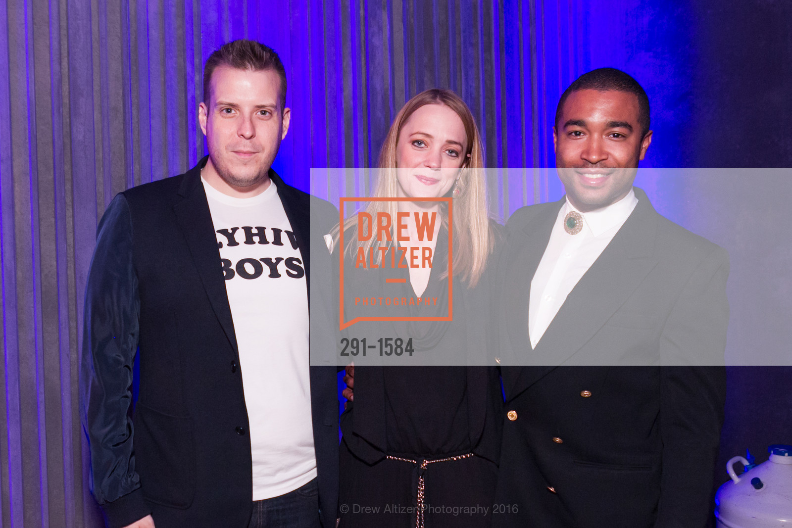Justin Knighten, Allison Joy, Trey Borden, Director's Debut, Manetti Shrem Museum of Art. Old Davis Road at Alumni Lane, November 12th, 2016, Photo #291-1584 Justin Knighten, Allison Joy, Trey Borden, Photo #291-1584