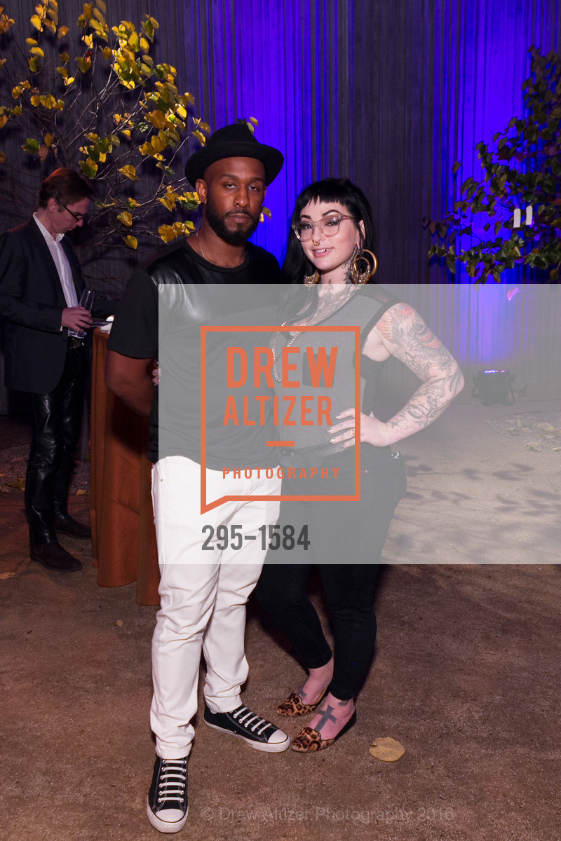 Brandon Glasgow, Tenaya Arneson, Director's Debut, Manetti Shrem Museum of Art. Old Davis Road at Alumni Lane, November 12th, 2016, Photo #295-1584 Brandon Glasgow, Tenaya Arneson, Photo #295-1584