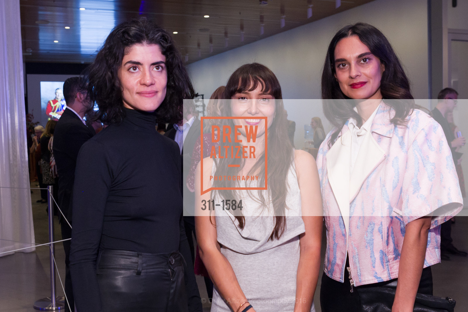 Pia Camil, Katherine Garcia, Sarvia Jasso, Director's Debut, Manetti Shrem Museum of Art. Old Davis Road at Alumni Lane, November 12th, 2016, Photo #311-1584 Pia Camil, Katherine Garcia, Sarvia Jasso, Photo #311-1584