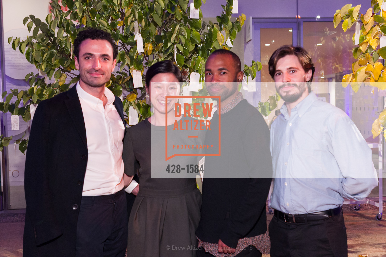 Alvaro Gomez, Seung Kang, Bryson Armstrong, Singer Clark, Director's Debut, Manetti Shrem Museum of Art. Old Davis Road at Alumni Lane, November 12th, 2016
