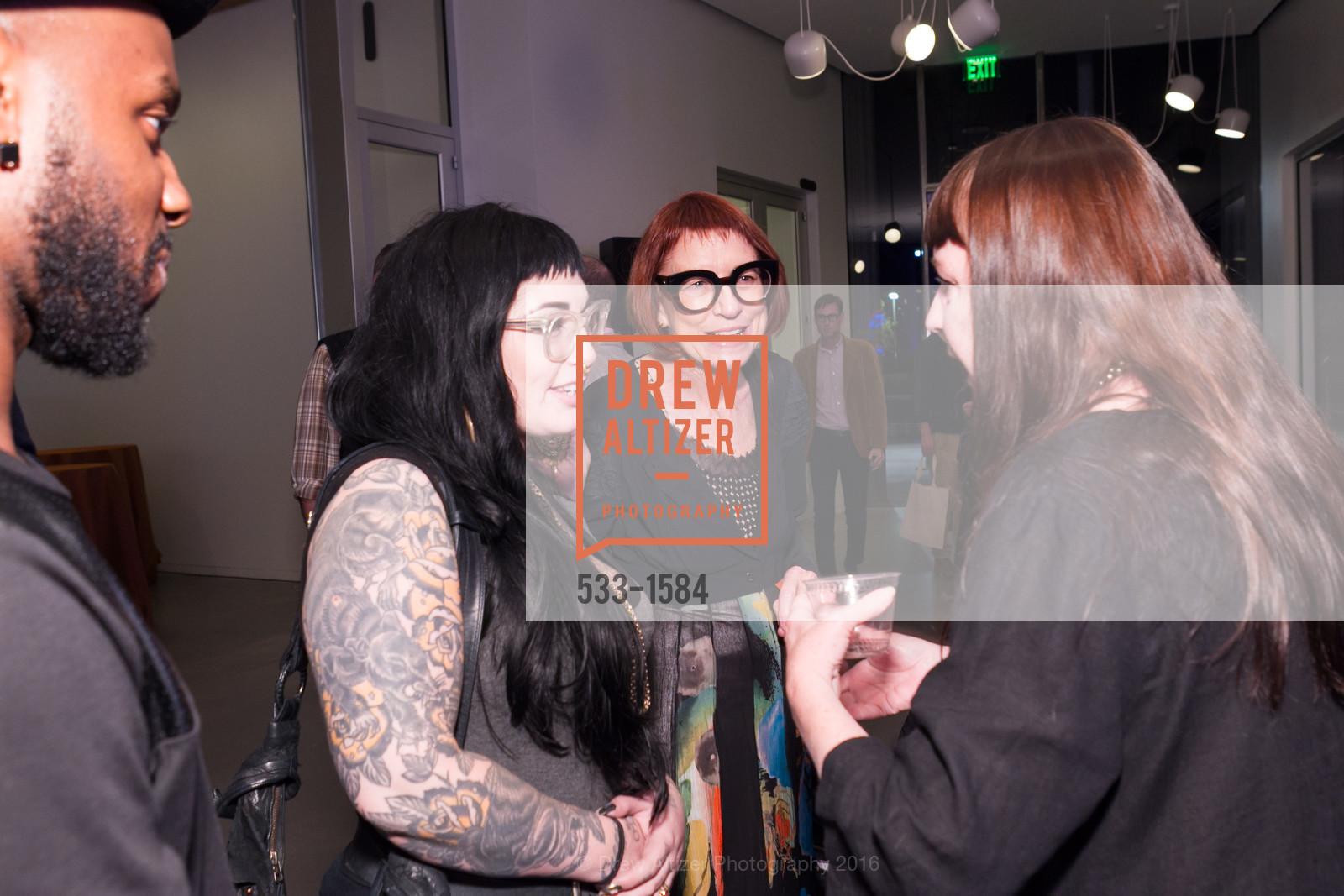 Tenaya Arneson, Sandra Shannonhouse, Director's Debut, Manetti Shrem Museum of Art. Old Davis Road at Alumni Lane, November 12th, 2016, Photo #533-1584 Tenaya Arneson, Sandra Shannonhouse, Photo #533-1584