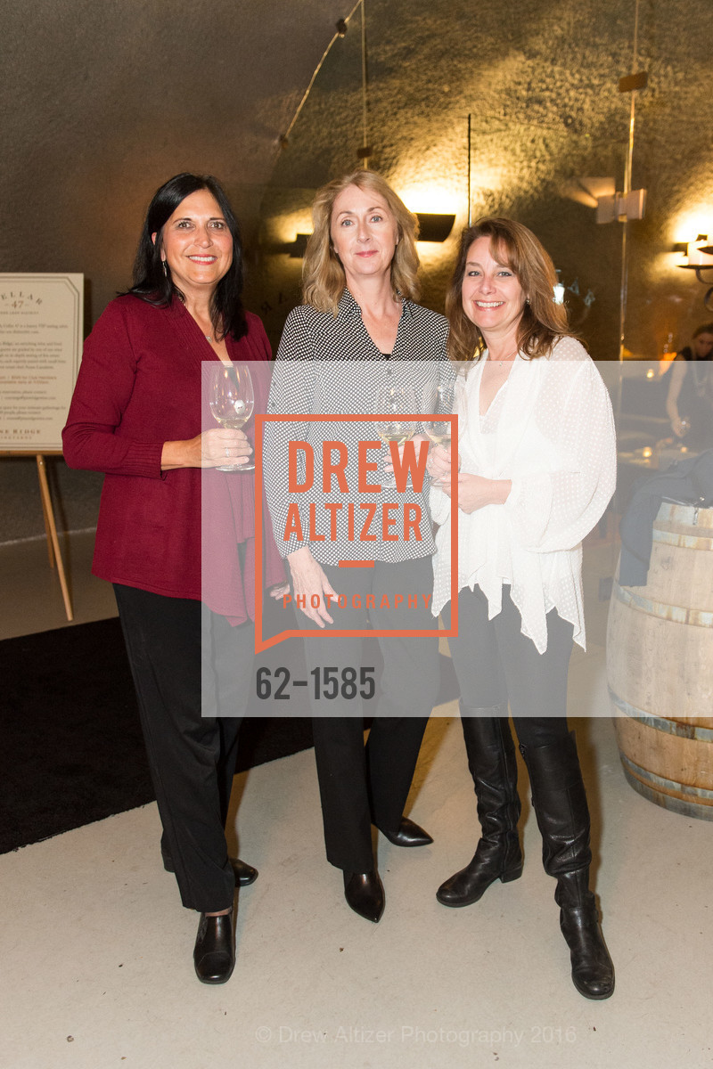 Lois Husted, Brenda Speth, Melissa Peterson, Celebration Launch Cellar 47, Pine Ridge Vineyards. 5901 Silverado Trail, November 13th, 2016, Photo #62-1585 Lois Husted, Brenda Speth, Melissa Peterson, Photo #62-1585