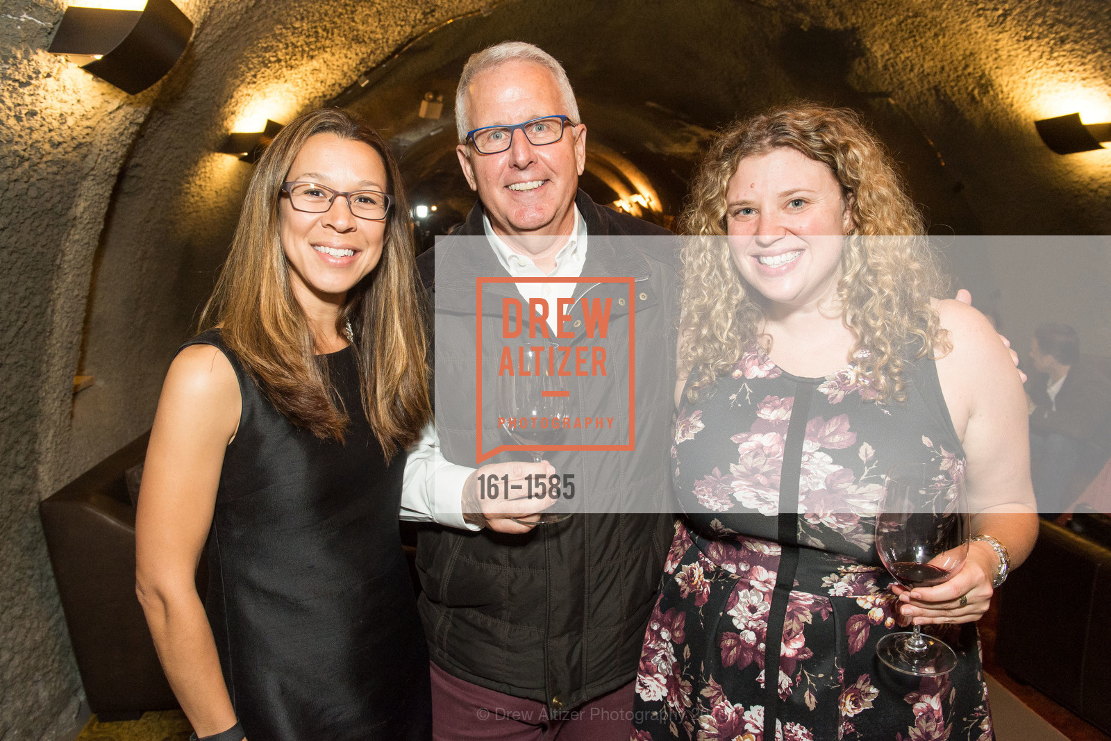 Emilie Eliason, Craig Williams, Kelsey Morrison, Celebration Launch Cellar 47, Pine Ridge Vineyards. 5901 Silverado Trail, November 13th, 2016, Photo #161-1585 Emilie Eliason, Craig Williams, Kelsey Morrison, Photo #161-1585