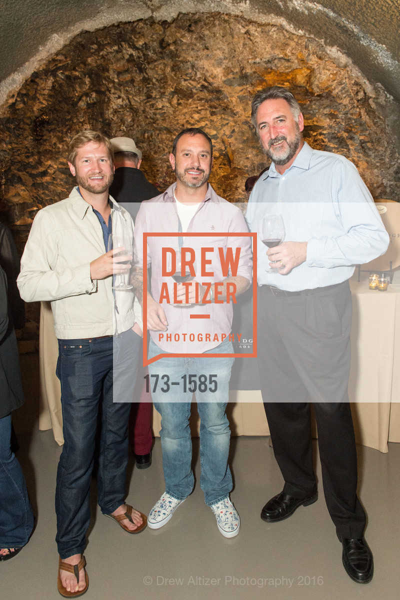 Tyler Mueller, Shadd Newman, Michael Beaulac, Celebration Launch Cellar 47, Pine Ridge Vineyards. 5901 Silverado Trail, November 13th, 2016
