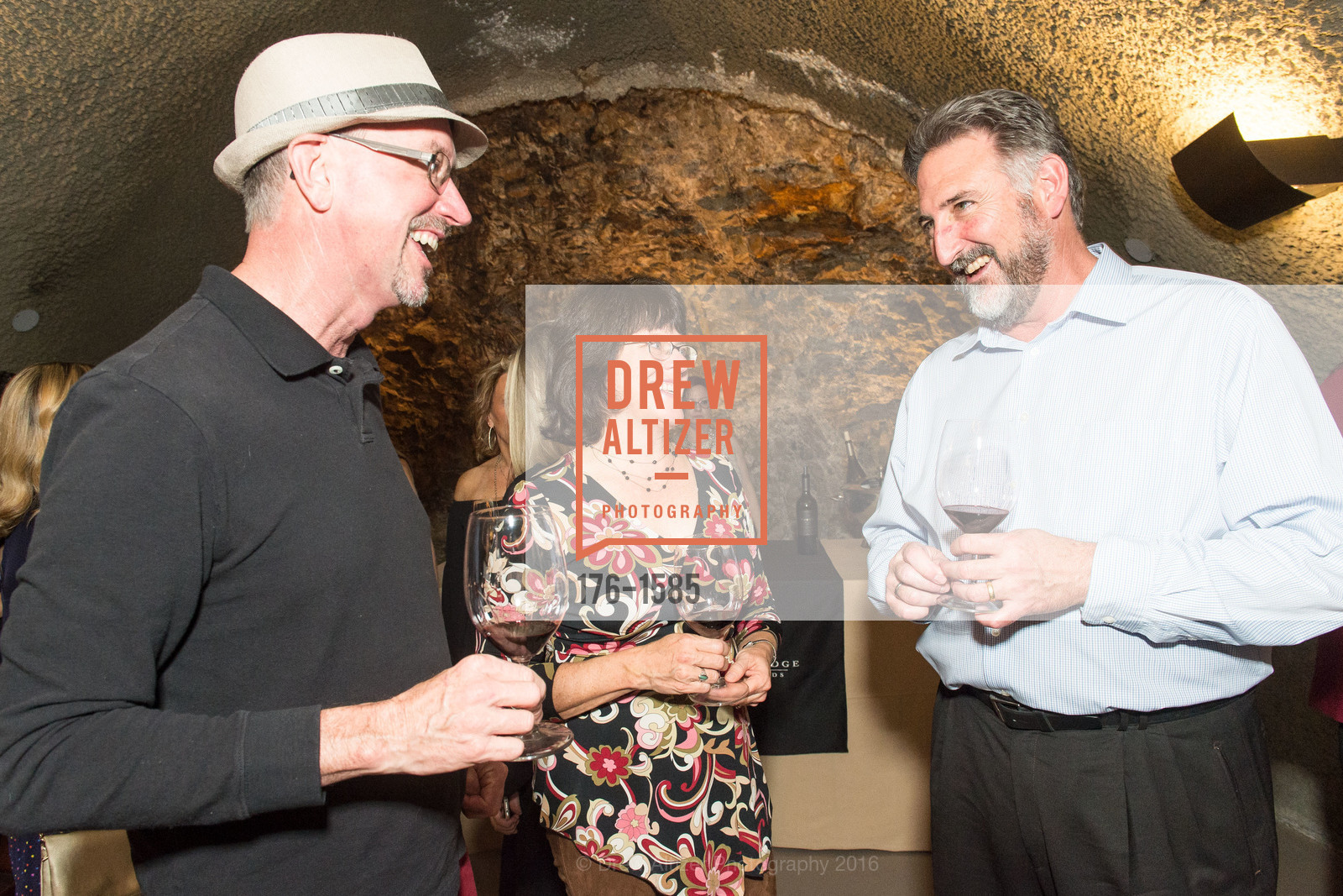 Jack Marx, Patsy McGaughy, Michael Beaulac, Celebration Launch Cellar 47, Pine Ridge Vineyards. 5901 Silverado Trail, November 13th, 2016, Photo #176-1585 Jack Marx, Patsy McGaughy, Michael Beaulac, Photo #176-1585