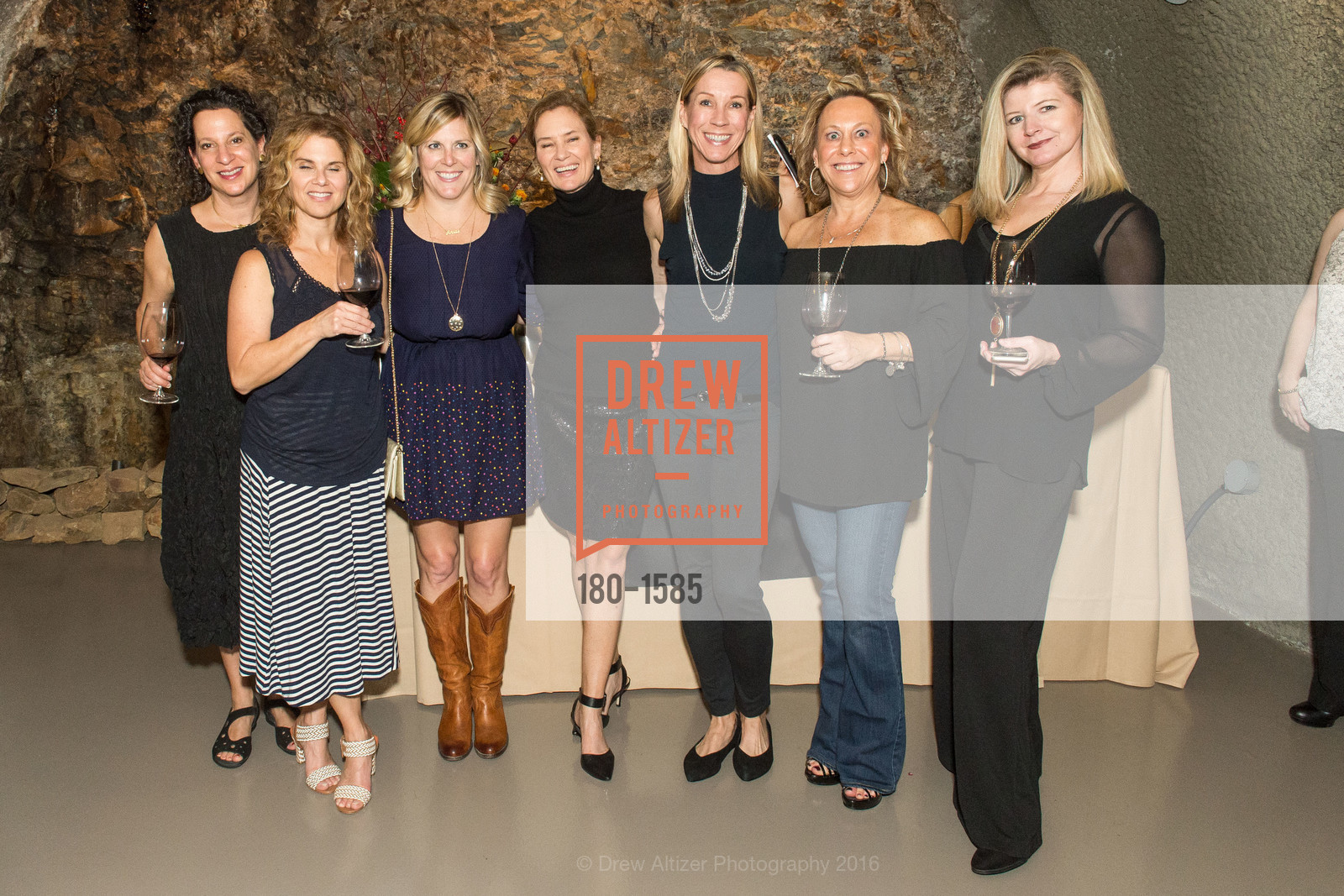 Emily Ahlvin, Robin McMahon, Marlow Bruce, Casey Shaughnessy, Karin Fazio, Nancy Healy, Tara Jantzen, Celebration Launch Cellar 47, Pine Ridge Vineyards. 5901 Silverado Trail, November 13th, 2016