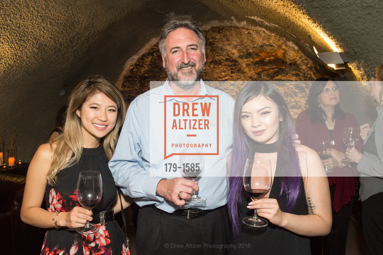 Ally Chen, Michael Beaulac, Cristina Viseu, Celebration Launch Cellar 47, Pine Ridge Vineyards. 5901 Silverado Trail, November 13th, 2016, Photo #179-1585 Ally Chen, Michael Beaulac, Cristina Viseu, Photo #179-1585