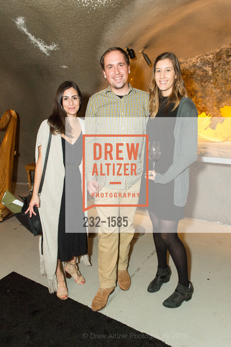 Toni Graziano, Justin Wolfe, Kira Cooper, Celebration Launch Cellar 47, Pine Ridge Vineyards. 5901 Silverado Trail, November 13th, 2016, Photo #232-1585 Toni Graziano, Justin Wolfe, Kira Cooper, Photo #232-1585