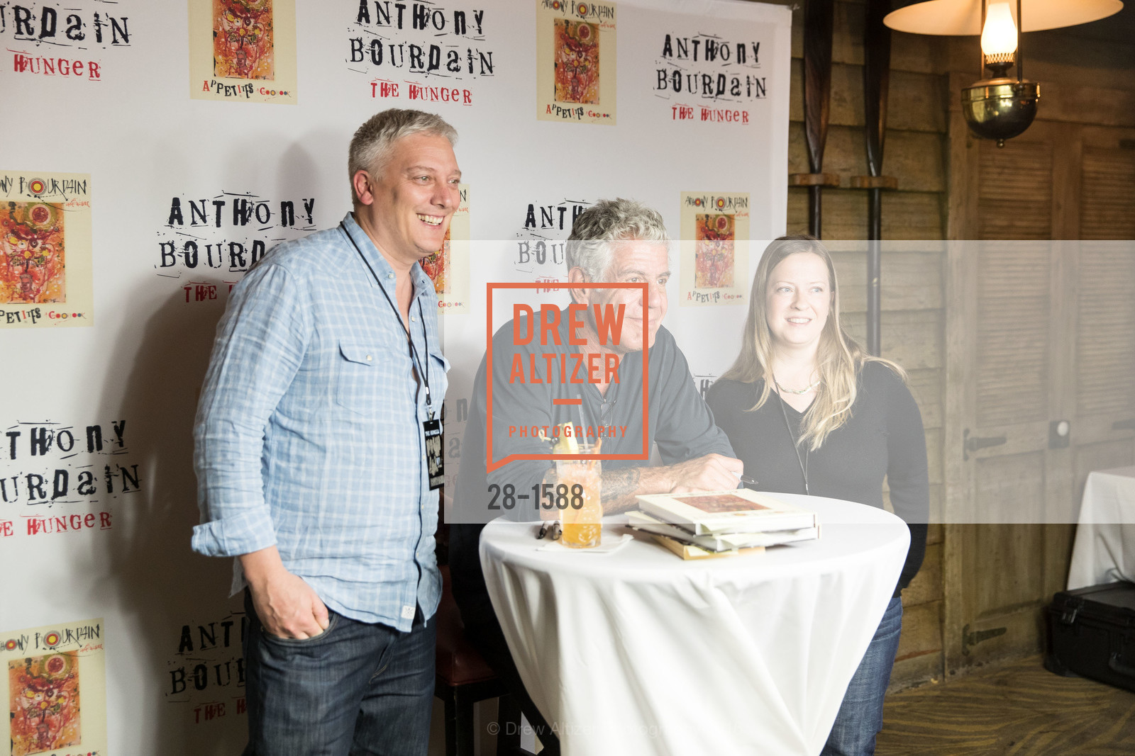 Anthony Bourdain, Tonga Room Hosts Anthony Bourdain The Hunger Tour VIP Meet & Greet, Fairmont, Tonga Room, November 16th, 2016