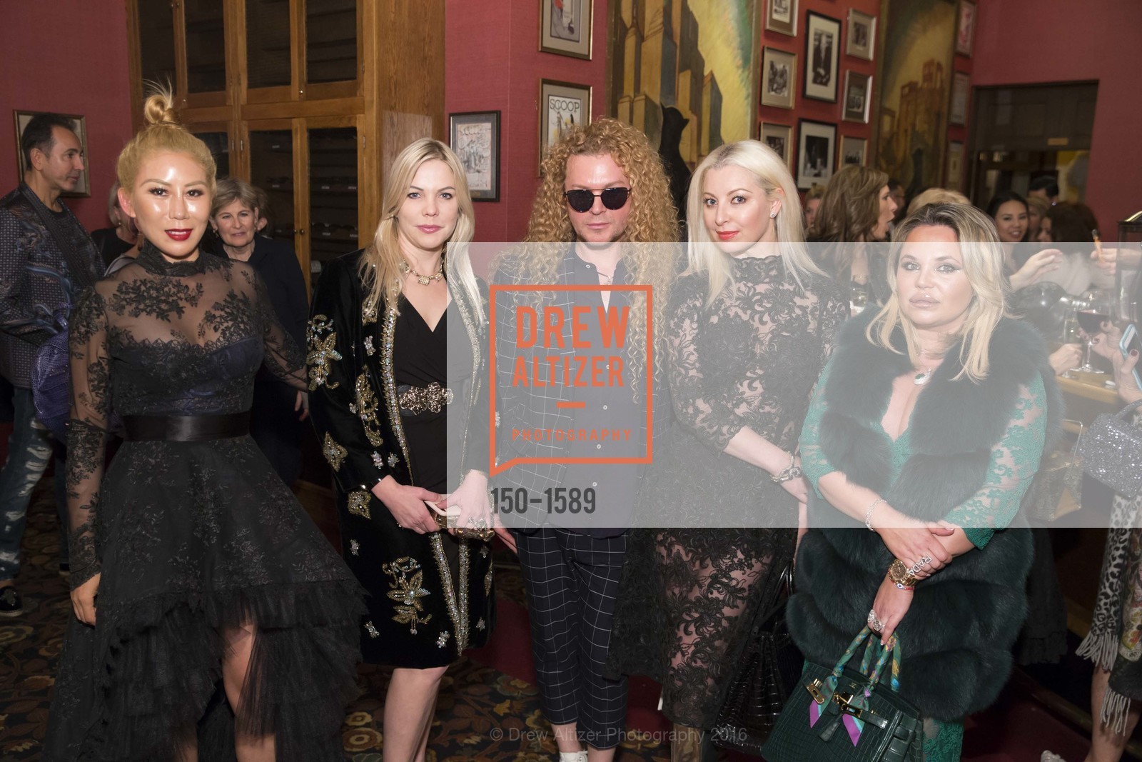 Rameka McCarthy, Tatiana Takaeva, Vasily Vein, Sonya Molodetskaya, Rada Katz, Vasily Vein Fashion Show, The University Club of San Francisco. 800 Powell St, November 17th, 2016, Photo #150-1589 Rameka McCarthy, Tatiana Takaeva, Vasily Vein, Sonya Molodetskaya, Rada Katz, Photo #150-1589