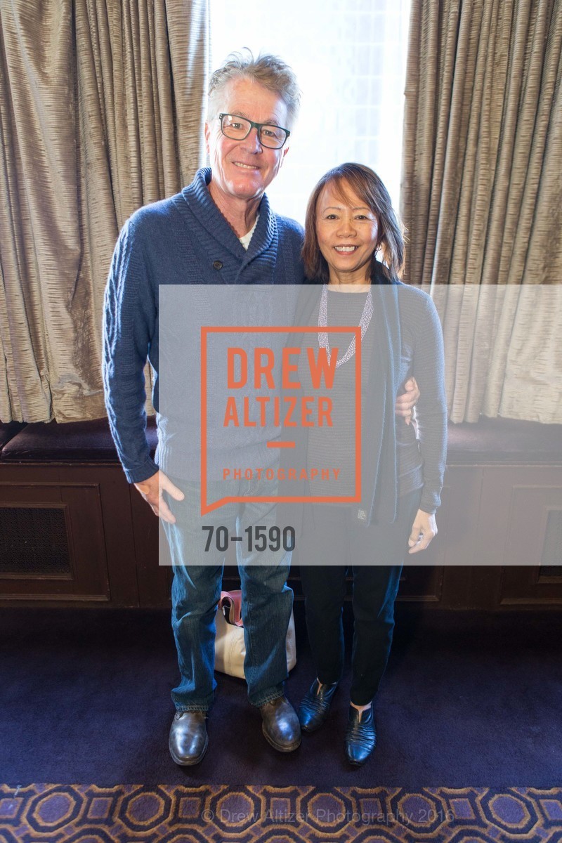 Steve Herrick, Aurea Herrick, BAY SCHOLARS Thanksgiving Luncheon, Merchant's Exchange Building, Julia Morgan Ballroom. 465 California St, November 18th, 2016, Photo #70-1590 Steve Herrick, Aurea Herrick, Photo #70-1590