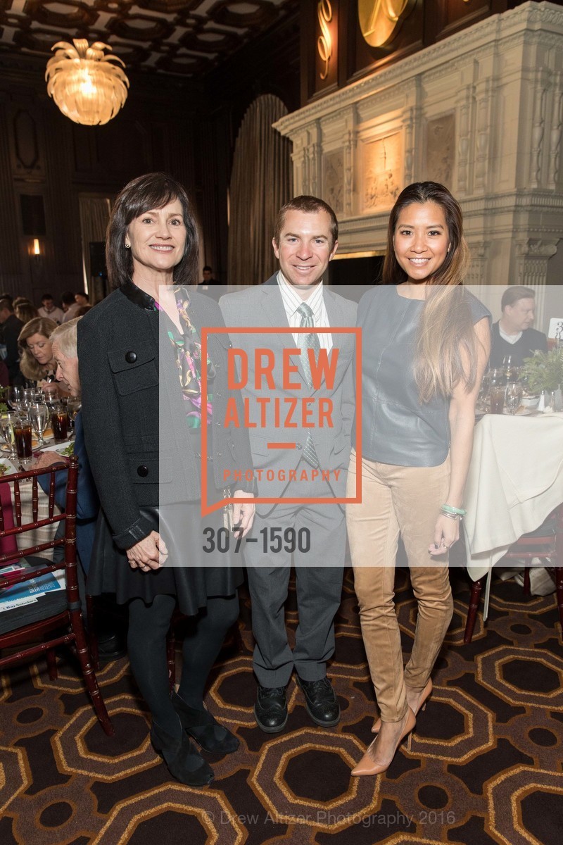 V'Anne Singleton, Trevor Felch, Lillan Phan, BAY SCHOLARS Thanksgiving Luncheon, Merchant's Exchange Building, Julia Morgan Ballroom. 465 California St, November 18th, 2016, Photo #307-1590 V'Anne Singleton, Trevor Felch, Lillan Phan, Photo #307-1590