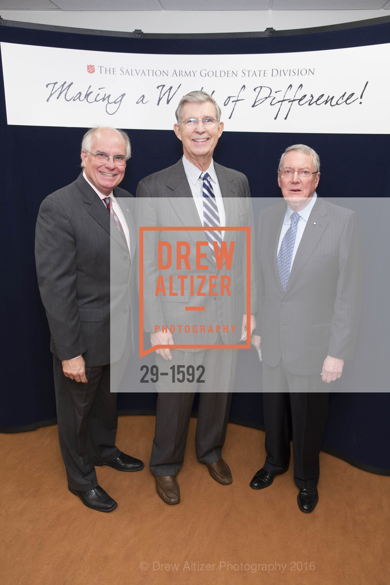 Peter Ratto, Bert Decker, Dick Clark, The Salvation Army's 13th Annual Holiday Luncheon, Salvation Army KROC center. 240 Turk St., San Francisco, CA 94102, November 17th, 2016, Photo #29-1592 Peter Ratto, Bert Decker, Dick Clark, Photo #29-1592