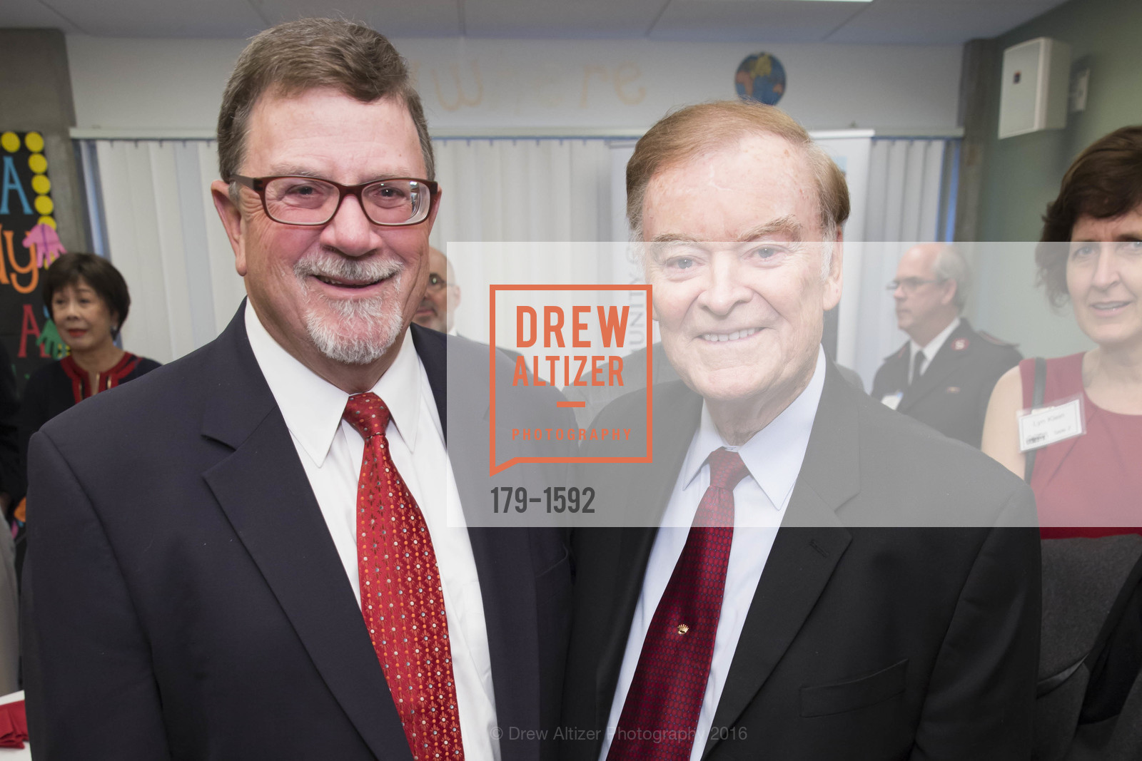 Rick Cosgrove, Frank Jordan, The Salvation Army's 13th Annual Holiday Luncheon, Salvation Army KROC center. 240 Turk St., San Francisco, CA 94102, November 17th, 2016, Photo #179-1592 Rick Cosgrove, Frank Jordan, Photo #179-1592