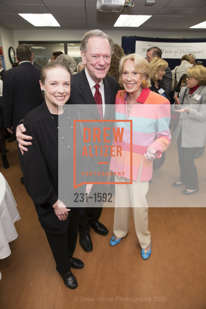 Terry Lowry, Fred LaCosse, Charlotte Shultz, The Salvation Army's 13th Annual Holiday Luncheon, Salvation Army KROC center. 240 Turk St., San Francisco, CA 94102, November 17th, 2016, Photo #231-1592 Terry Lowry, Fred LaCosse, Charlotte Shultz, Photo #231-1592