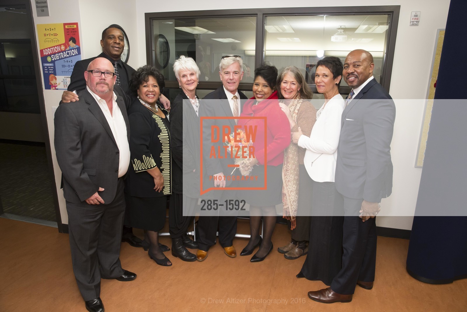 Brent Turner, Merlin Owens, Reena Evers-Everette, Mary Kealy, Brent Albert, Lee Ann Butler Owens, Kate Browne, Michelle Bullard, Stephen Stoute, The Salvation Army's 13th Annual Holiday Luncheon, Salvation Army KROC center. 240 Turk St., San Francisco, CA 94102, November 17th, 2016, Photo #285-1592 Brent Turner, Merlin Owens, Reena Evers-Everette, Mary Kealy, Brent Albert, Lee Ann Butler Owens, Kate Browne, Michelle Bullard, Stephen Stoute, Photo #285-1592