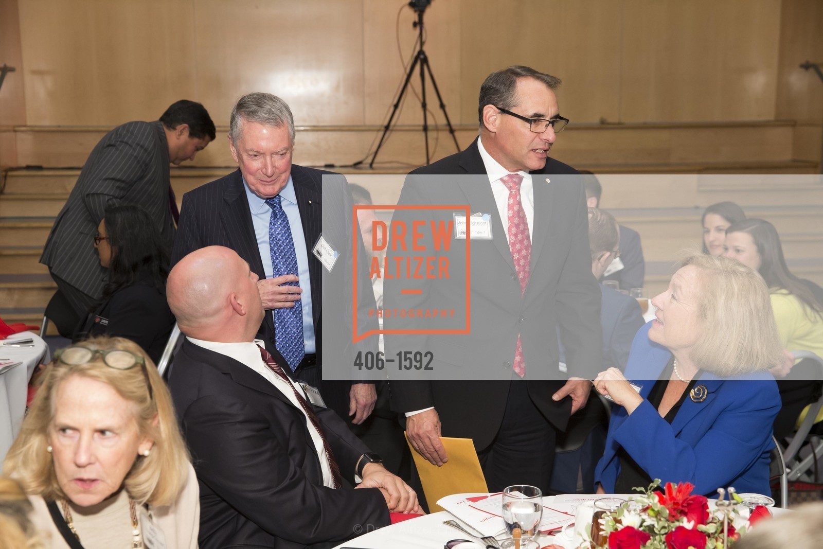 Dick Clark, John McKnight, The Salvation Army's 13th Annual Holiday Luncheon, Salvation Army KROC center. 240 Turk St., San Francisco, CA 94102, November 17th, 2016, Photo #406-1592 Dick Clark, John McKnight, Photo #406-1592