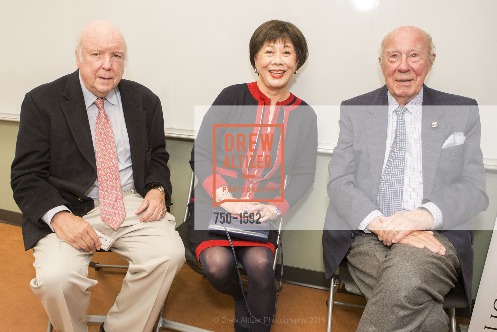 Ted Collins, Margaret Collins, George Shultz, The Salvation Army's 13th Annual Holiday Luncheon, Salvation Army KROC center. 240 Turk St., San Francisco, CA 94102, November 17th, 2016, Photo #750-1592 Ted Collins, Margaret Collins, George Shultz, Photo #750-1592