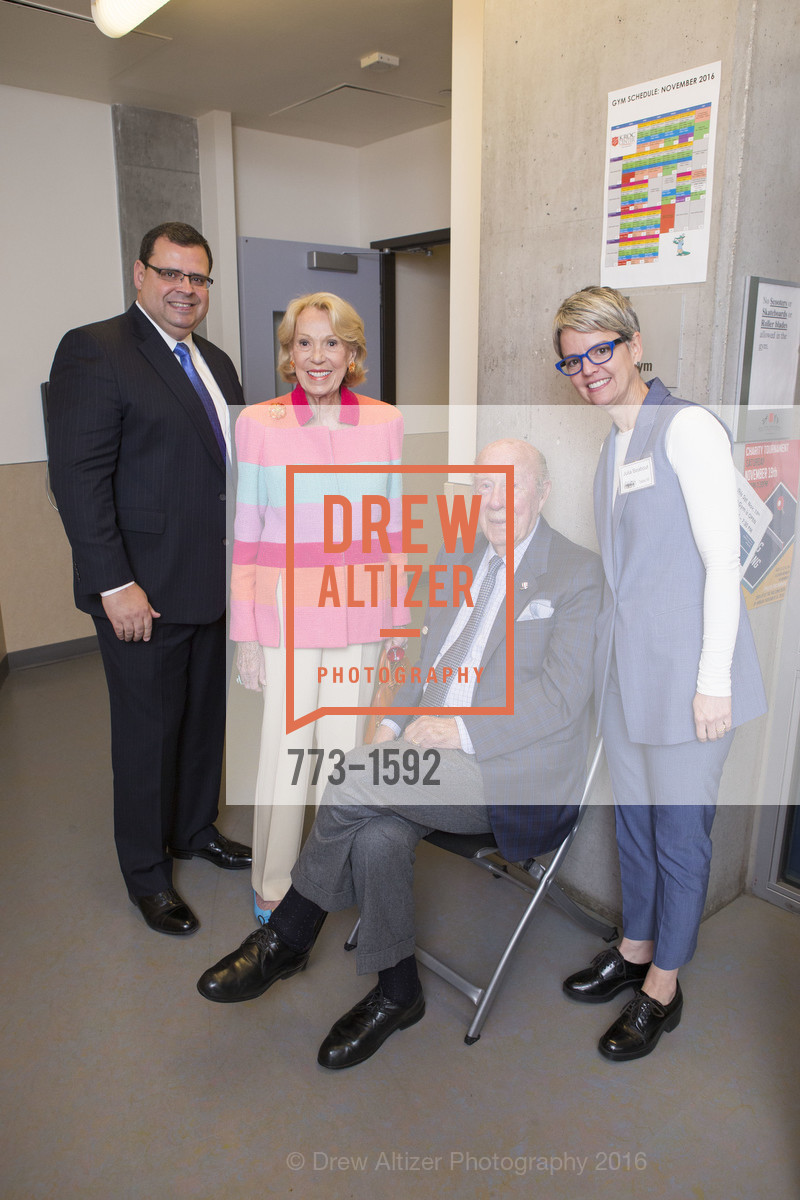 Brent Beabout, Charlotte Shultz, George Shultz, Julia Beabout, The Salvation Army's 13th Annual Holiday Luncheon, Salvation Army KROC center. 240 Turk St., San Francisco, CA 94102, November 17th, 2016, Photo #773-1592 Brent Beabout, Charlotte Shultz, George Shultz, Julia Beabout, Photo #773-1592