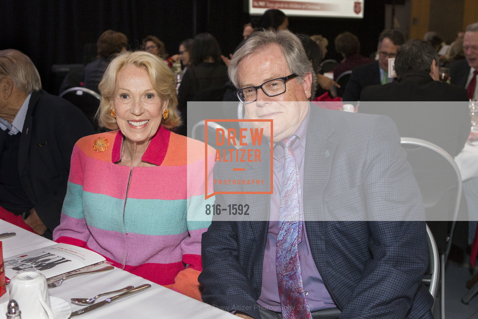Charlotte Shultz, William Clauson, The Salvation Army's 13th Annual Holiday Luncheon, Salvation Army KROC center. 240 Turk St., San Francisco, CA 94102, November 17th, 2016, Photo #816-1592 Charlotte Shultz, William Clauson, Photo #816-1592