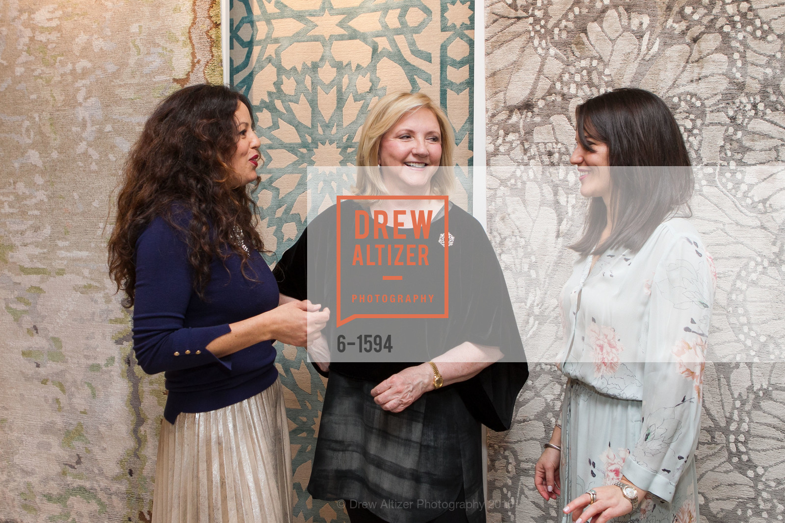 Shannon Hynes, Marianne Howatson, Melissa Groher, The Rug Company San Francisco Showroom Launch Party, The Rug Company. 722 Montgomery Street, November 17th, 2016, Photo #6-1594 Shannon Hynes, Marianne Howatson, Melissa Groher, Photo #6-1594