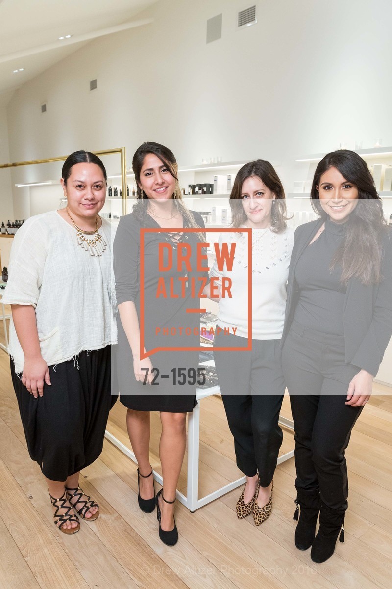 Nicole Ioane, Rosaura Salinas, Camille Mason, Jenefer Mendoza, International Orange Opening, Marin Country Mart. 2421 Larkspur Landing Circle, November 17th, 2016, Photo #72-1595 Nicole Ioane, Rosaura Salinas, Camille Mason, Jenefer Mendoza, Photo #72-1595