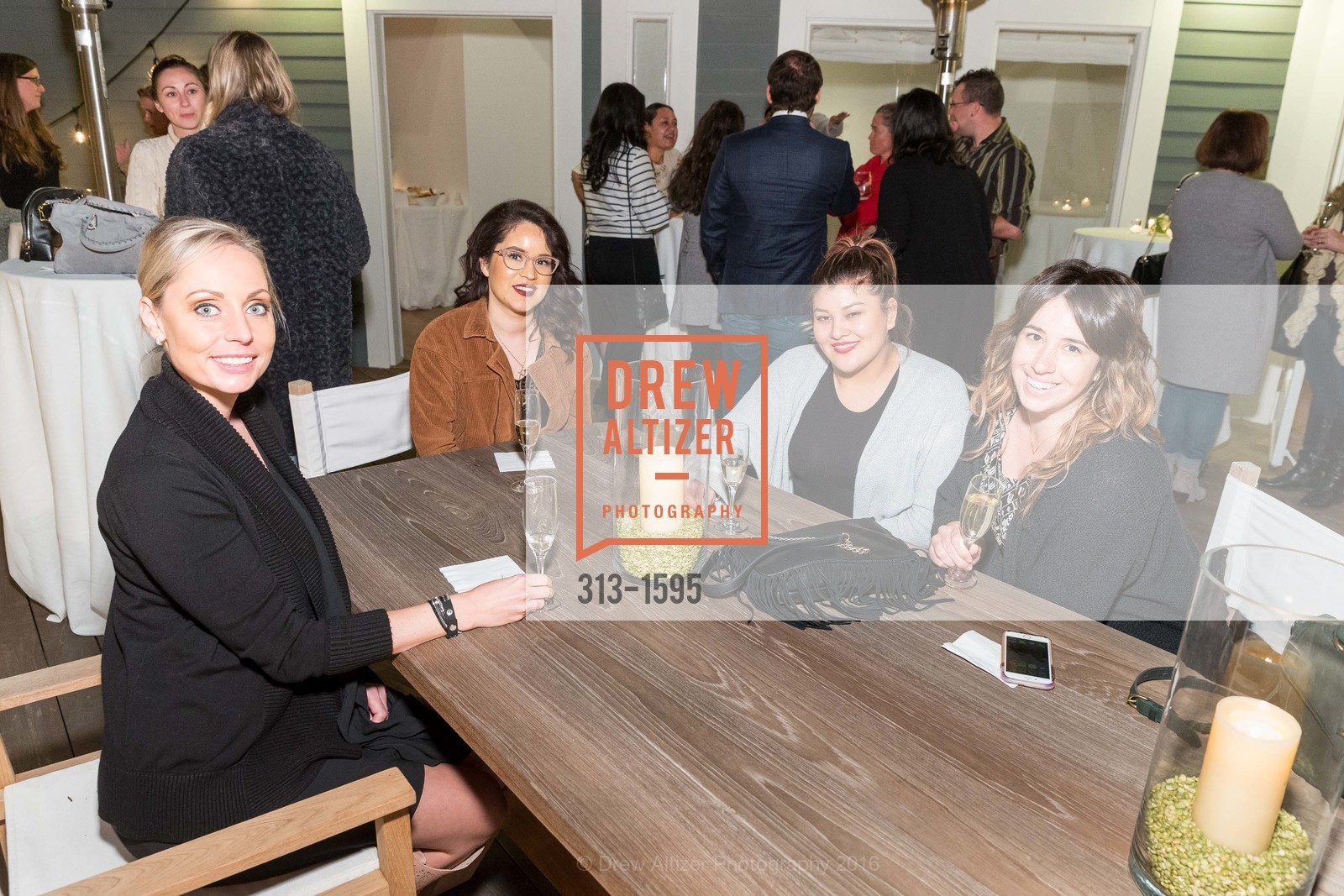 Miriam Honig, Erica Hood, Rose Mendoza, Elena Riley, International Orange Opening, Marin Country Mart. 2421 Larkspur Landing Circle, November 17th, 2016, Photo #313-1595 Miriam Honig, Erica Hood, Rose Mendoza, Elena Riley, Photo #313-1595