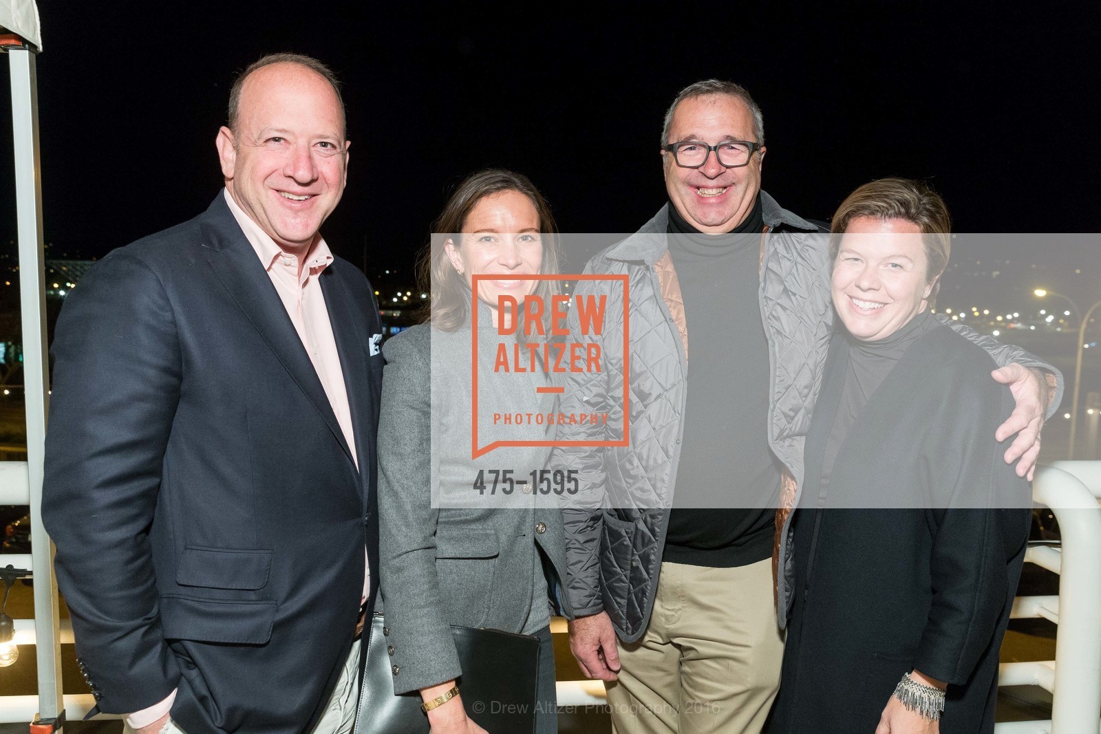 James Rosenfield, Heather Rosefield, Ken Pickart, Alison Pickart, International Orange Opening, Marin Country Mart. 2421 Larkspur Landing Circle, November 17th, 2016, Photo #475-1595 James Rosenfield, Heather Rosefield, Ken Pickart, Alison Pickart, Photo #475-1595