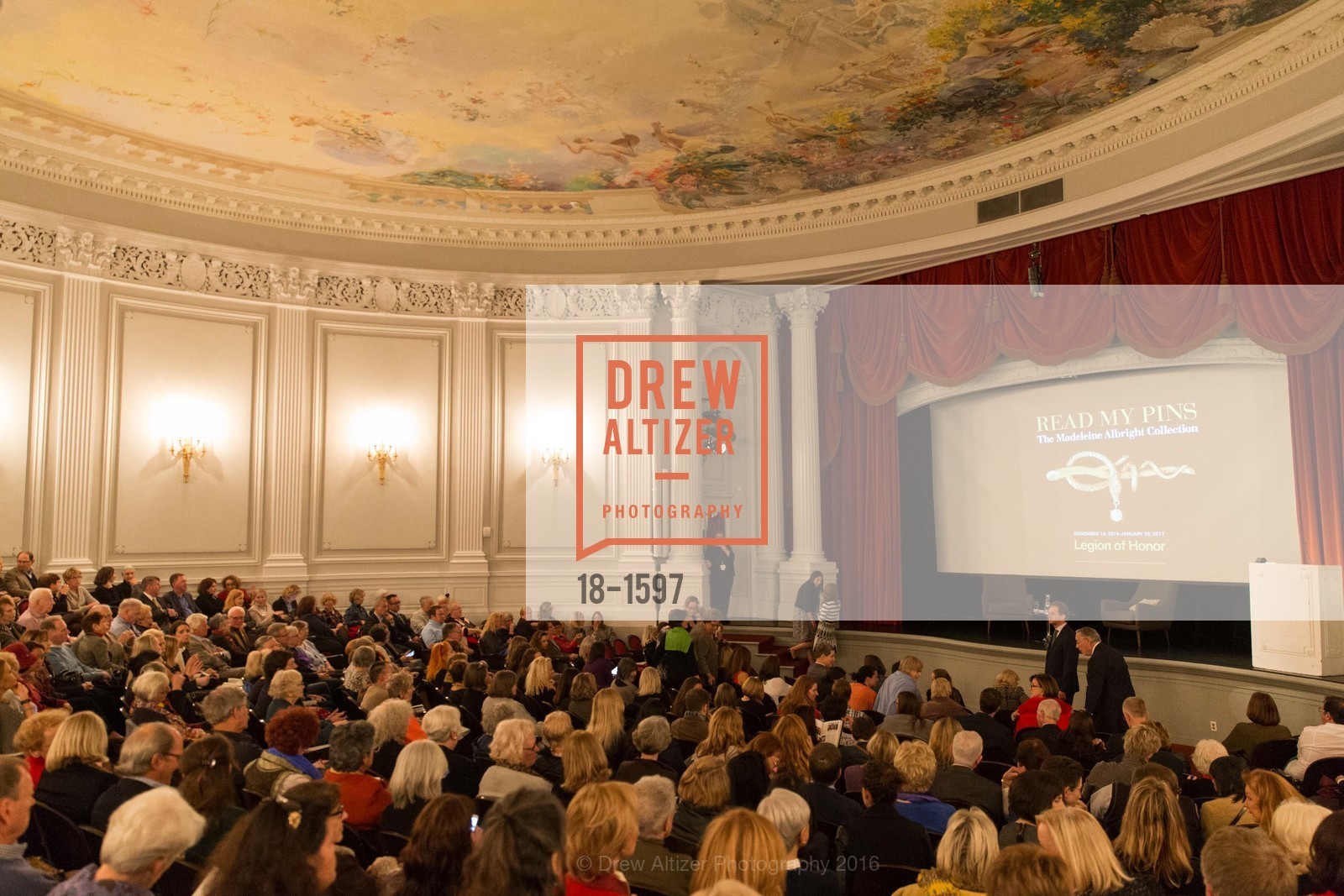 Atmosphere, A Conversation with Madeleine Albright at the Legion of Honor, Legion of Honor. 2525 Van Ness St, November 16th, 2016, Photo #18-1597 Atmosphere, Photo #18-1597