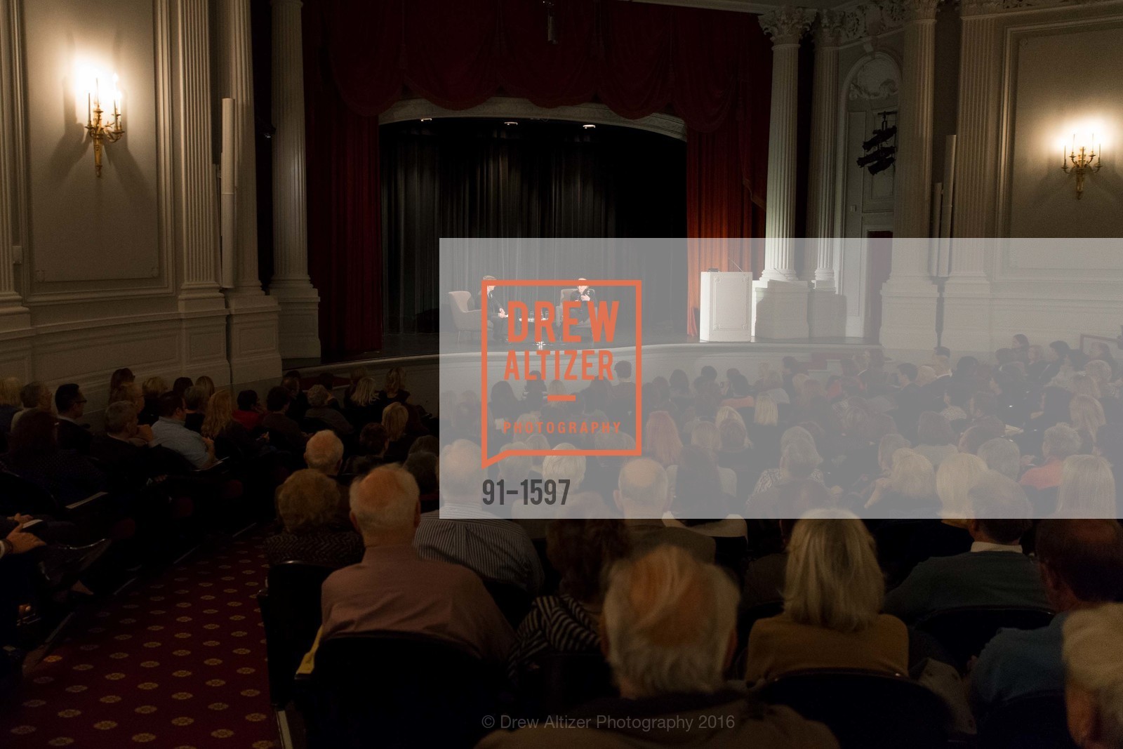Tom DeCaigny, Madeleine Albright, A Conversation with Madeleine Albright at the Legion of Honor, Legion of Honor. 2525 Van Ness St, November 16th, 2016, Photo #91-1597 Tom DeCaigny, Madeleine Albright, Photo #91-1597
